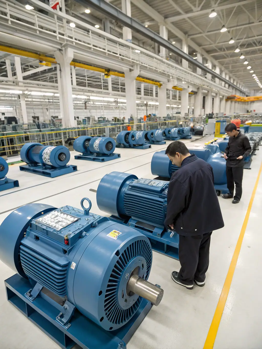 A photo of a mill drive system installed in a large industrial facility, demonstrating its scale and application.